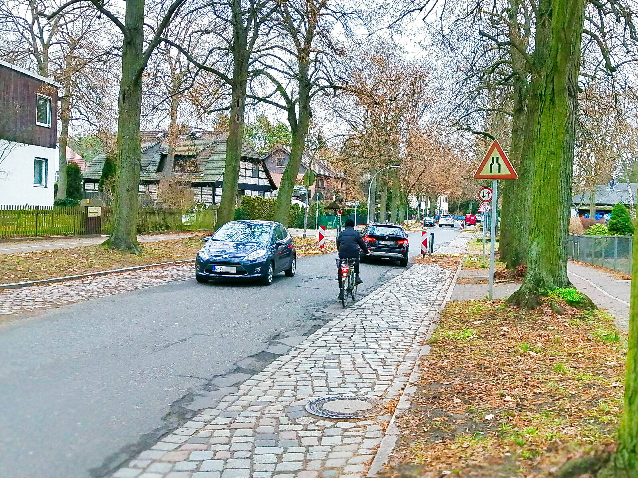 Die Initiative setzt sich gegen die Sperrung der Schildower Straße ein. 
Bild: Initiative Offene Nachbarschaft