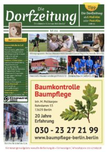 Titelbild Die Dorfzeitung Reinickendorf Juli 2022