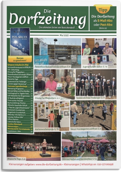Titelbild Die Dorfzeitung Reinickendorf Mai 2025