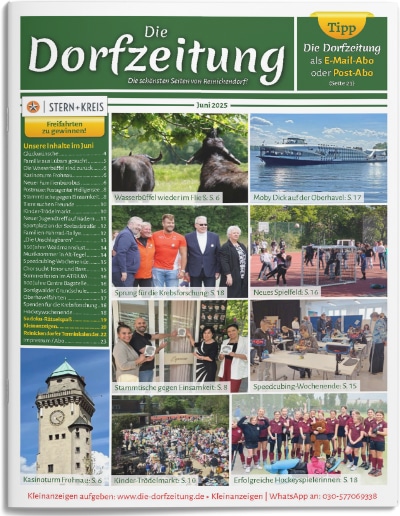 Titelbild Die Dorfzeitung Reinickendorf Juni 2025