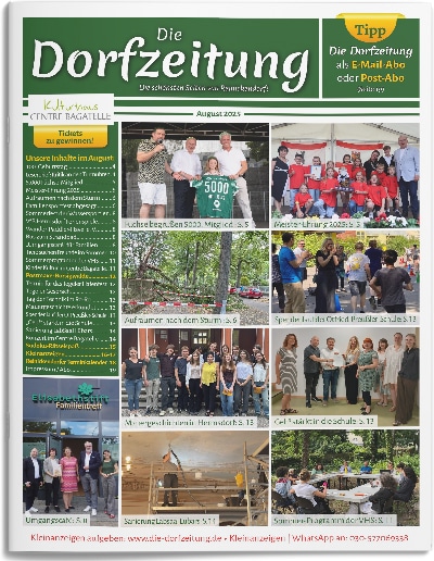 Titelbild Die Dorfzeitung Reinickendorf August 2025