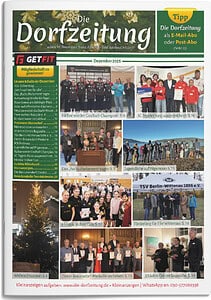 Aktuelle Ausgabe: Oktober 2025 Titelseite Die Dorfzeitung Reinickendorf, Dezember 2025