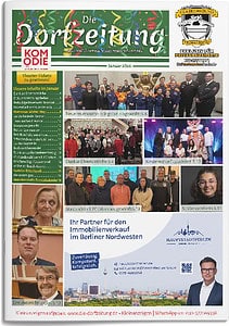 Aktuelle Ausgabe: Oktober 2025 Titelbild Die Dorfzeitung Reinickendorf, Ausgabe Januar 2026