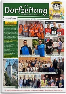 Aktuelle Ausgabe: April 2026 Titelbild der Dorfzeitung Reinickendorf, April 2026