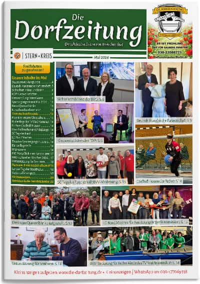 Die Dorfzeitung Reinickendorf, Ausgabe Mai 2026