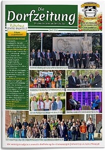 Aktuelle Ausgabe: April 2026 Titelbild der Dorfzeitung Reinickendorf, Juni 2026