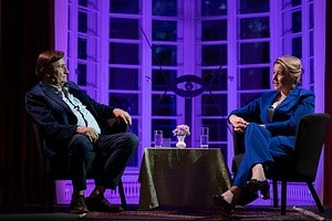 Uli Zelle konnte Franziska Giffey so machen persönlichen Einblick entlocken. Foto: Dieter Hartwig