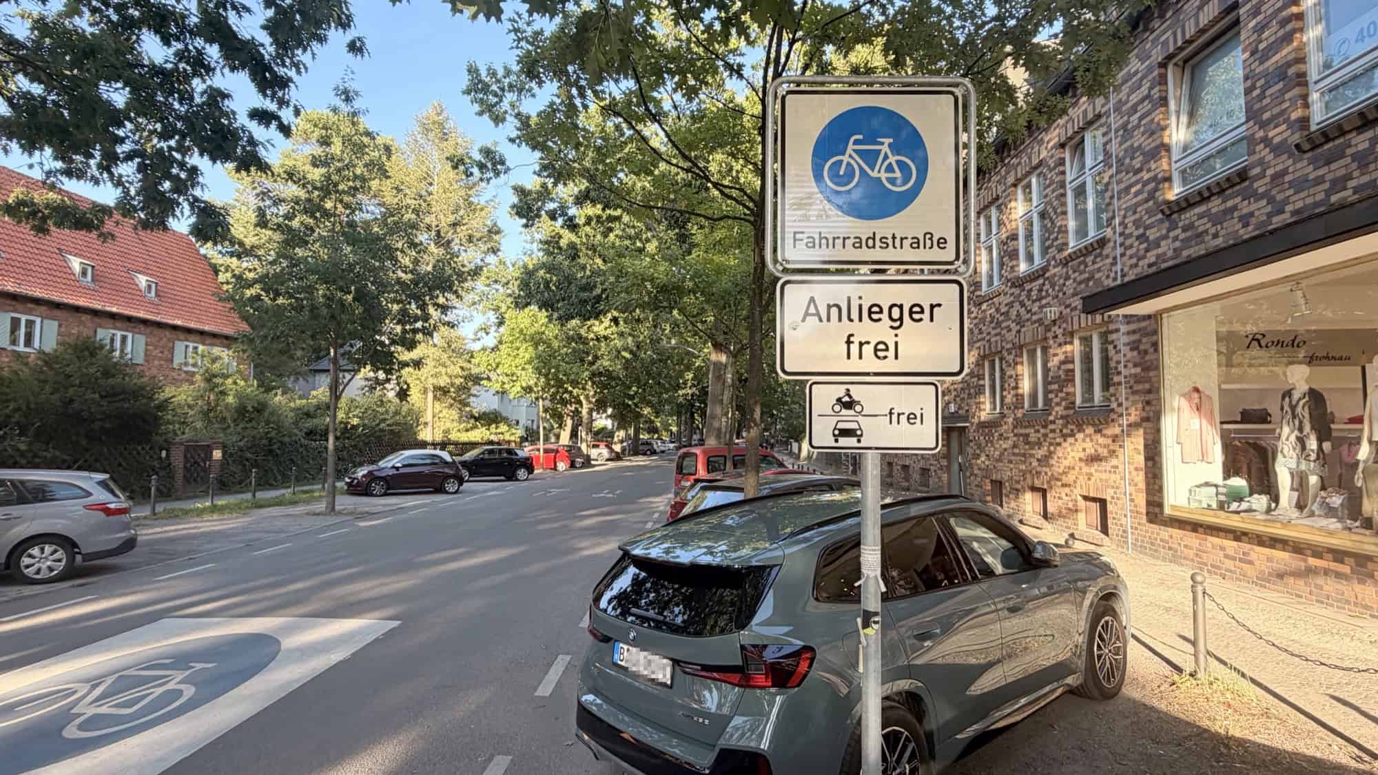 Ein Verkehrszeichen