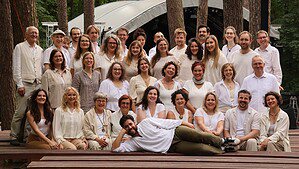 Chor der Joyful Singers Berlin bei einem Auftritt